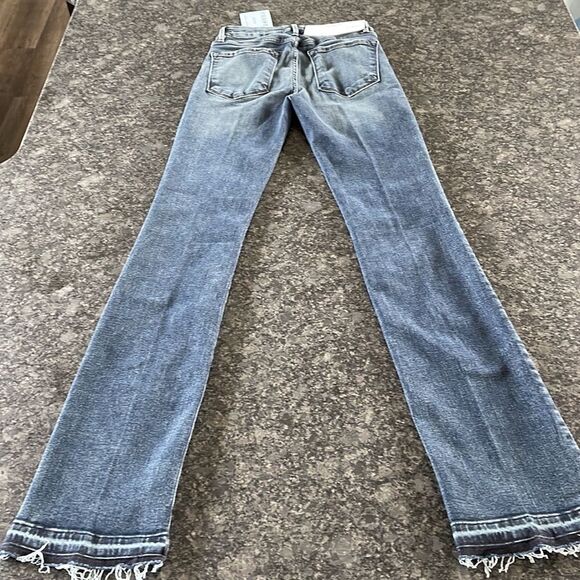 FRAME Denim Le Mini Boot Jethro Released Hem mid rise slim boot fit size 24 BNWT - Picture 8 of 13